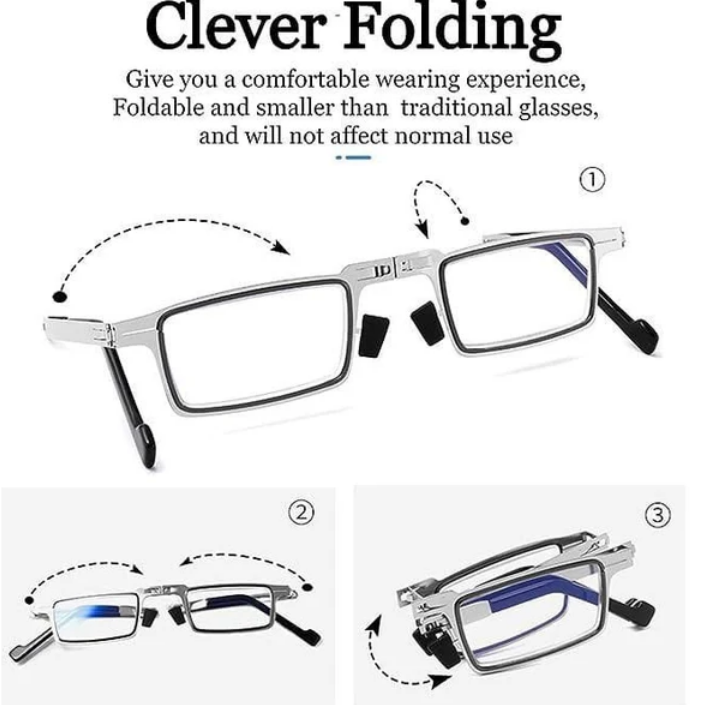 Anti-Bluelight Foldable Reading Glasses