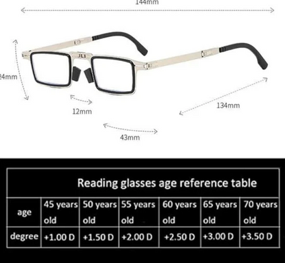 Anti-Bluelight Foldable Reading Glasses