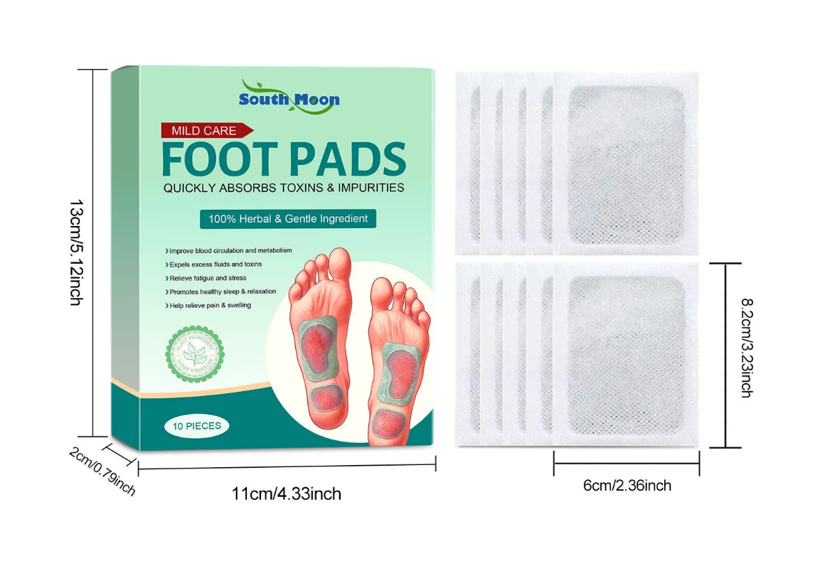 Natural Foot Care Pads for Relaxation & Comfort (BUY 1  GET 1  FREE) — Just ₹499/-