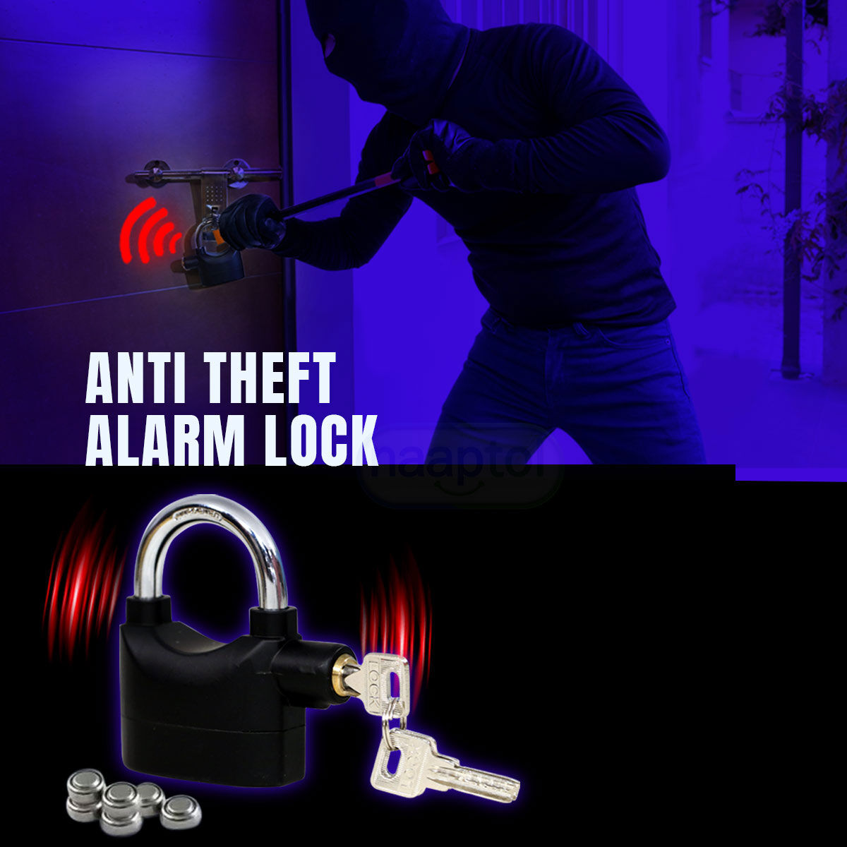 Anti Theft Motion Sensor Lock