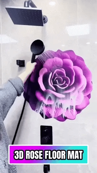 3D Floral Plush & Diatomaceous Earth Floor Mat (60*50) @ Just Rs.999/-