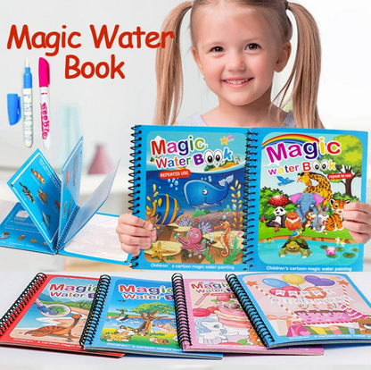 Reusable Magic Water Drawing Book {Pack of 4 - At Just Rs - 599/-}