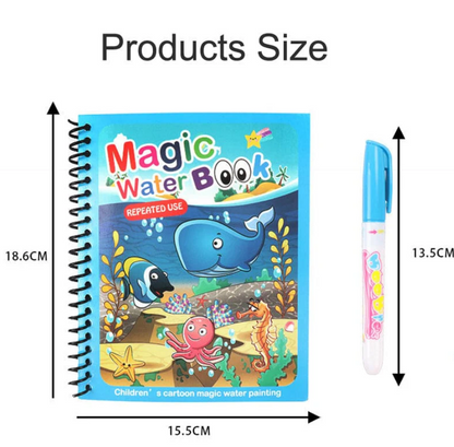Reusable Magic Water Drawing Book {Pack of 4 - At Just Rs - 599/-}
