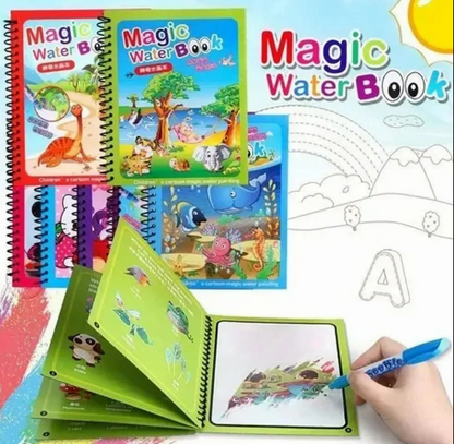 Reusable Magic Water Drawing Book {Pack of 4 - At Just Rs - 599/-}