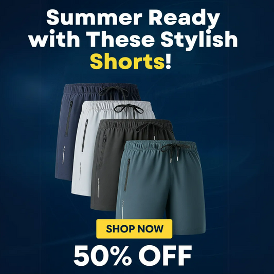 Men's Stretch Shorts (Pack of 3) | Soft & Breathable Summer Wear