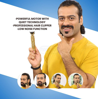 Stylish Golden Trimmer With Free Digital Watch At Just Rs 599/-