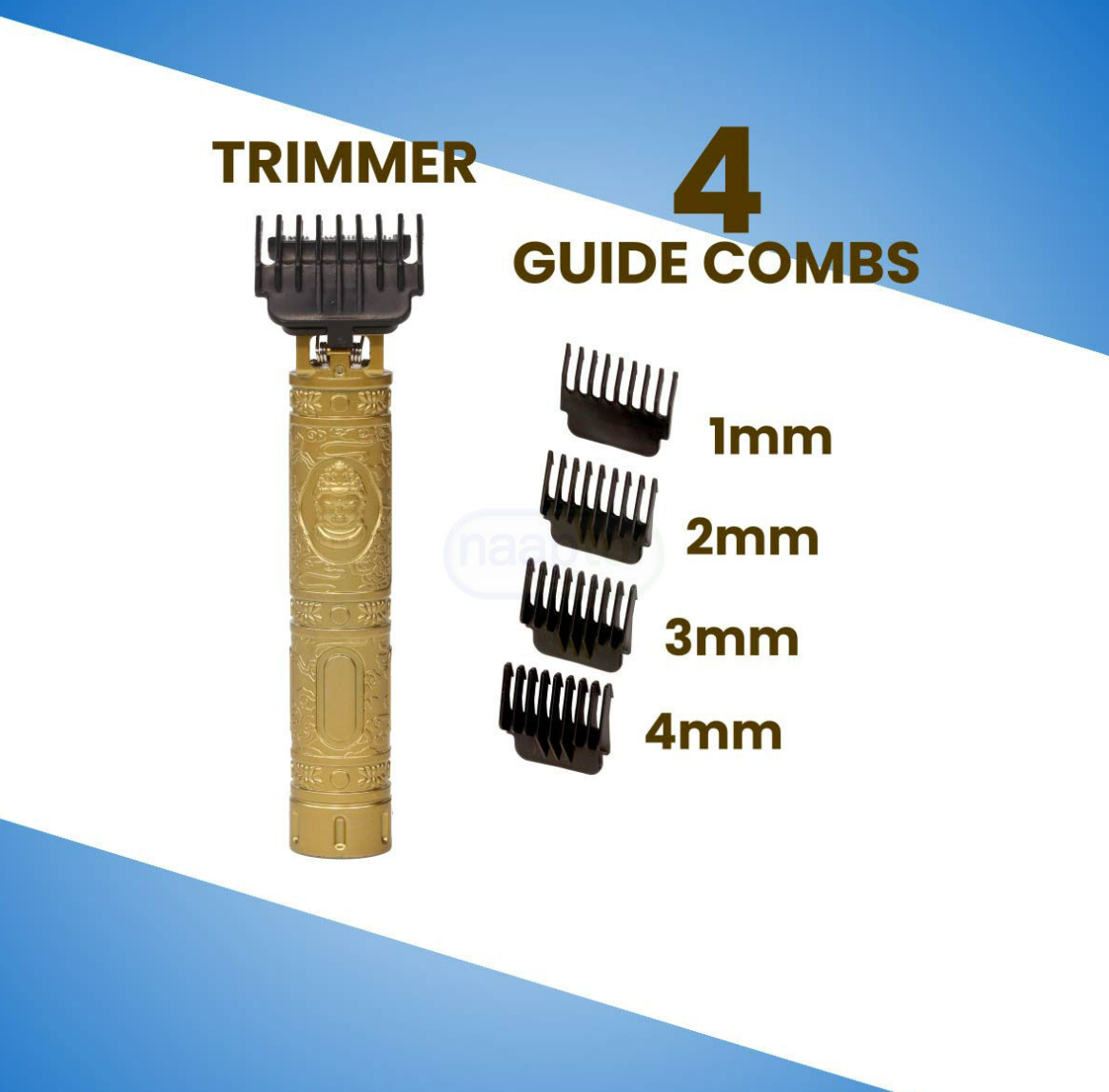 Stylish Golden Trimmer With Free Digital Watch At Just Rs 599/-