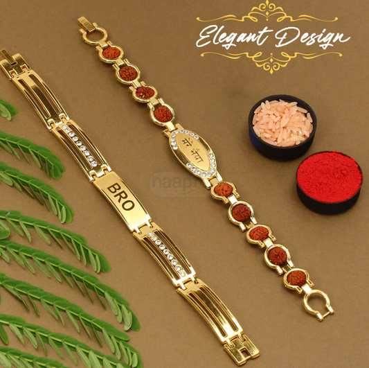 ✨Golden Rakhi Bracelet - BUY 1 GET 1 FREE At Just Rs 499/-✨