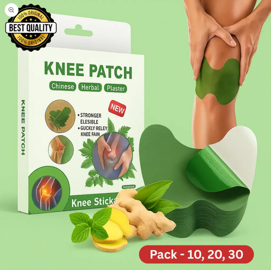 Herbal Knee Patches – Instant Pain Relief in One Patch (Pack of 10, 20, 30)