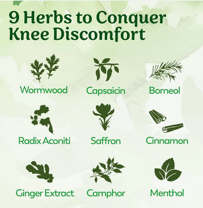 Herbal Knee Patches – Instant Pain Relief in One Patch (Pack of 10, 20, 30)